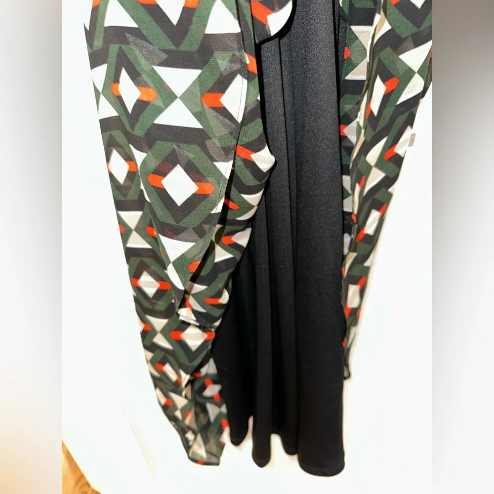 Calvin Klein Geometric Maxi Dress, Size 12 - Picture 6 of 14